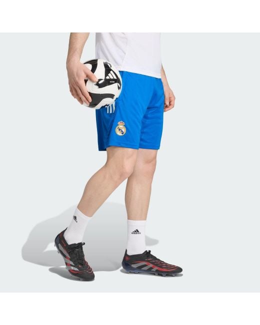 Adidas Real Madrid Tiro 25 Competition Trainingsshorts in Blue für Herren