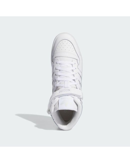 Scarpe Forum Mid di Adidas in White da Uomo