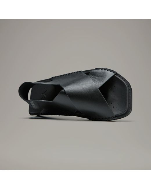 Adidas Black Y-3 Sandals