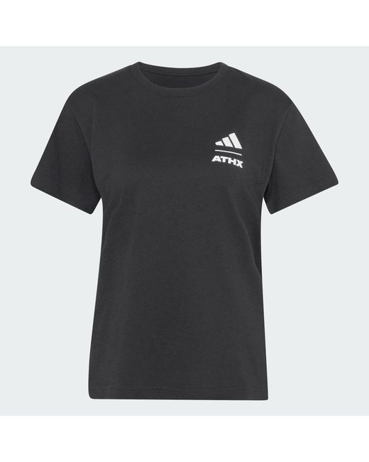 Adidas Black Athx Graphic T-Shirt