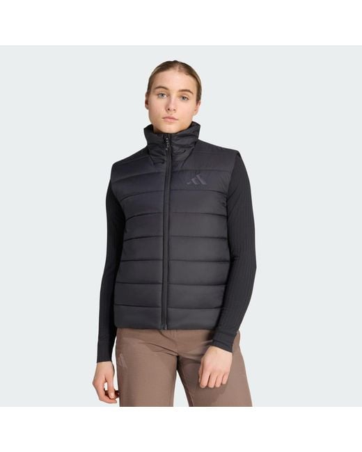 Adidas Black Terrex Multi Essentials Climawarm Padded Vest