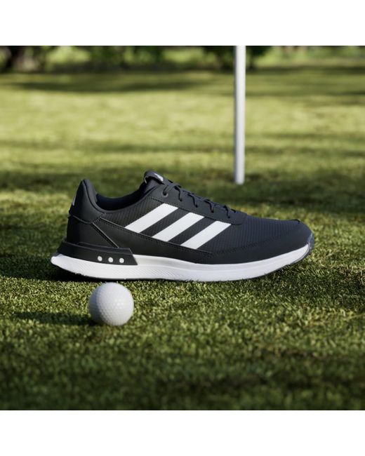 Adidas Black S2G 24 Spikeless Golf Shoes for men