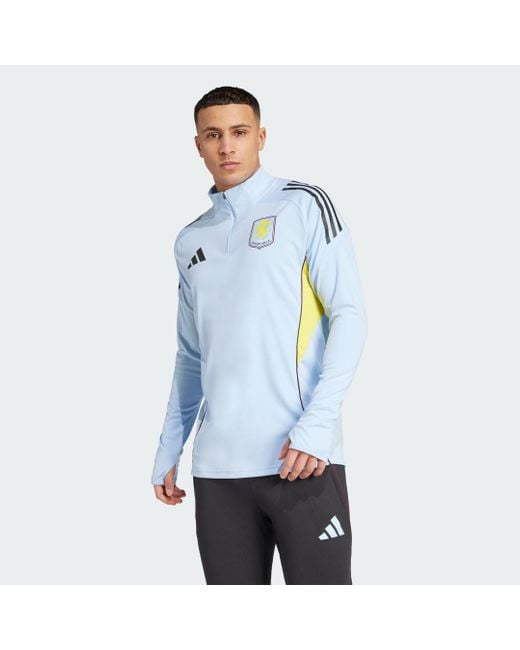 Aston Villa Fc Tiro 25 Competition Training Top di Adidas in Blue da Uomo