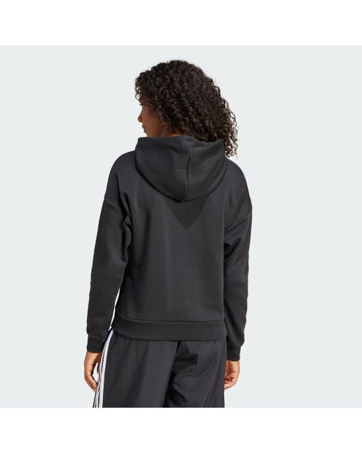 Sudadera Con Capucha Essentials Small Logo Feel Cozy Adidas de color Black