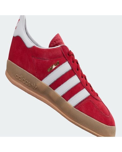 Adidas Red Gazelle Indoor Shoes
