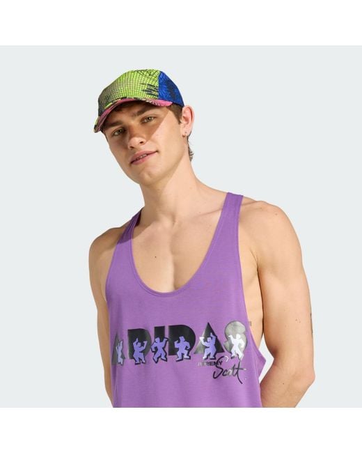 Gorra X Jeremy Scott Pride Adidas de color Purple