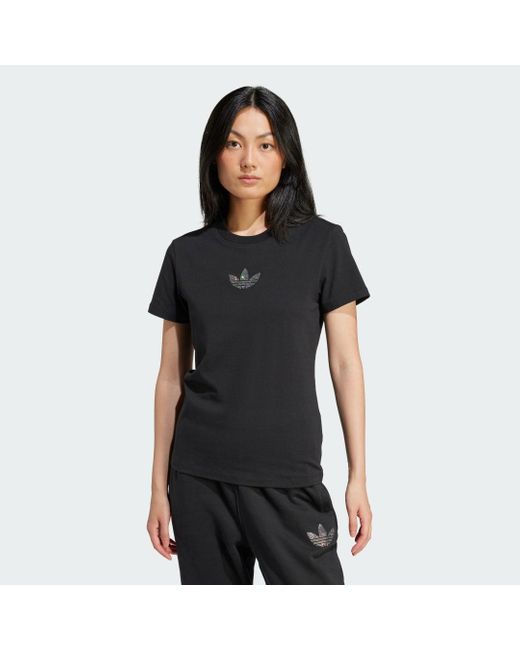 T-shirt Premium Essentials di Adidas in Black