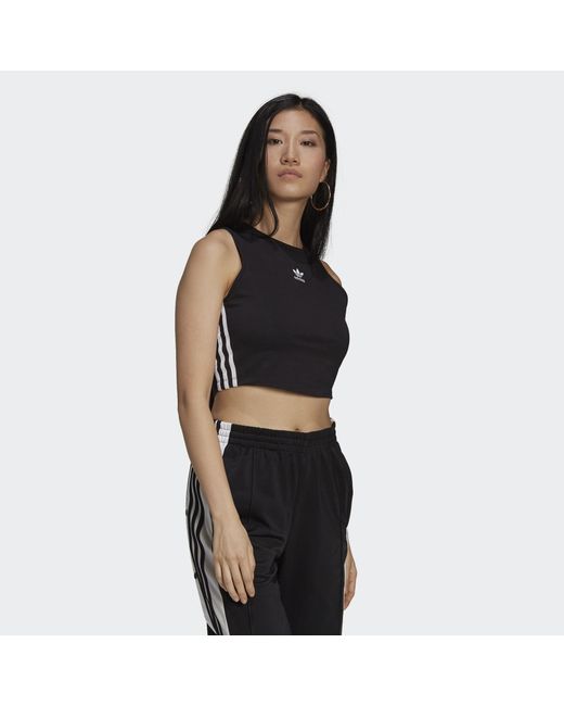 adicolor classics cropped tank top