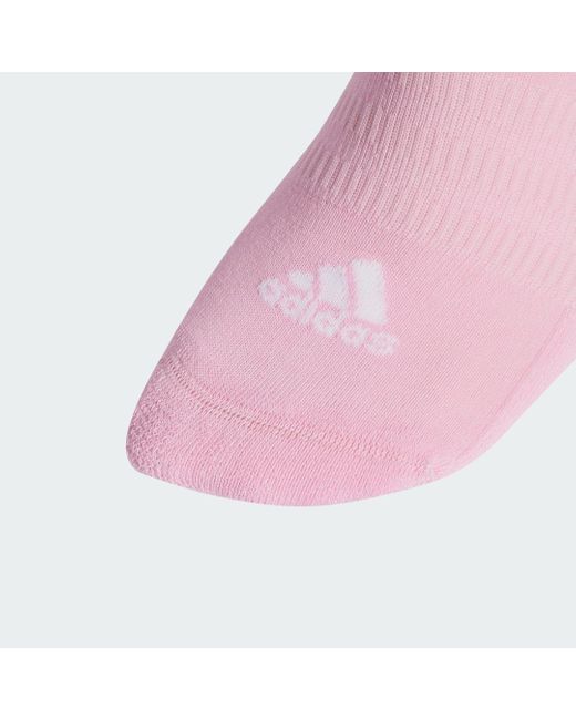 Adidas White Cushioned Low-Cut Socks 3 Pairs