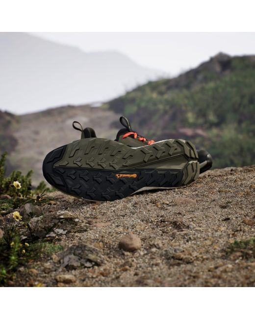 Adidas Terrex Free Hiker 2.0 Low Gore-Tex Wanderschuh in Green für Herren