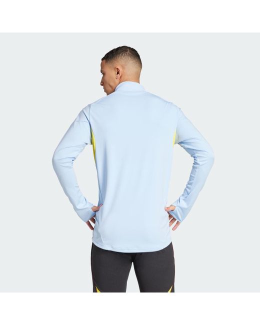 Aston Villa Fc Tiro 25 Competition Training Top di Adidas in Blue da Uomo