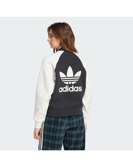 Adidas Originals Blue Adicolor Classics Trefoil Colleague Jacket