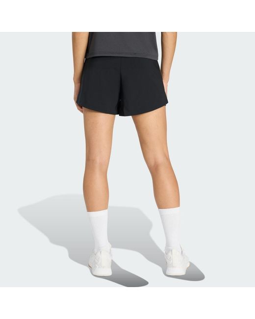 Adidas Blue Workout Essentials 2In1 Shorts