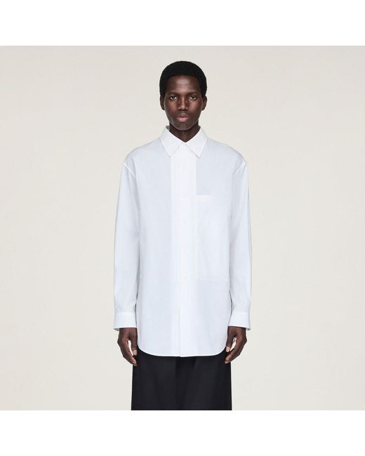 Adidas White Y-3 Sporty Cotton Shirt