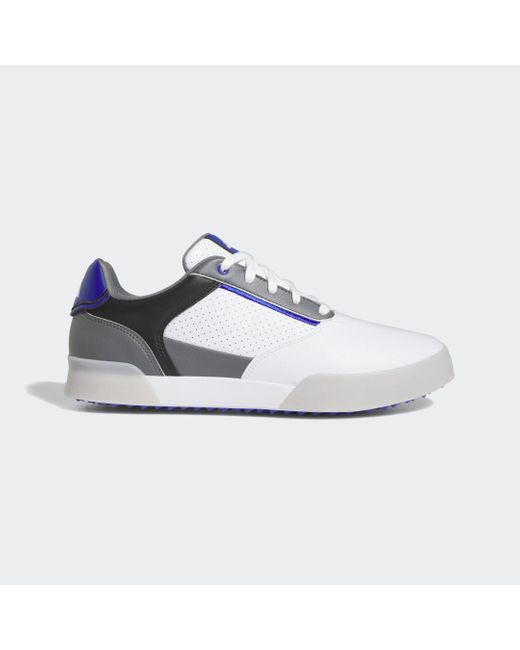 Adidas Blue Retrocross Spikeless Golf Shoes for men