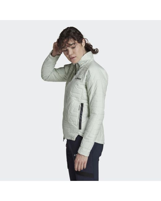 Adidas Gray Terrex Myshelter Primaloft Parley Padded Jacket