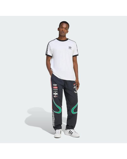 Adidas Originals Black Teamgeist Moto Trackpant for men