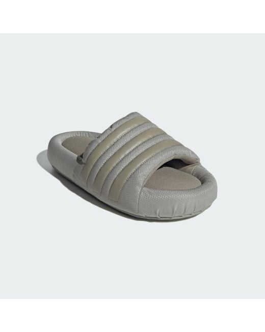 Adidas Gray Adilette 24 Slides for men