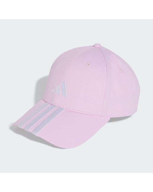 Adidas Purple 3-Stripes New Logo Baseball Cap
