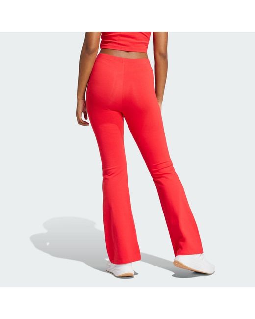 Adidas Essentials Small Logo Flared Leggings