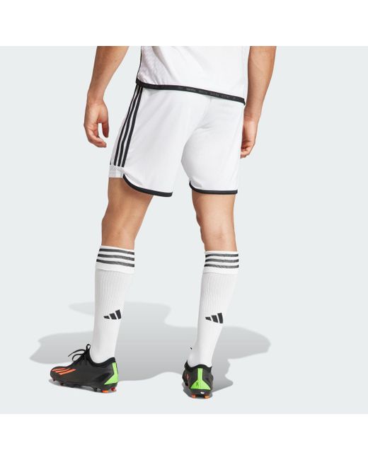 Adidas White Juventus 23/24 Away Shorts for men