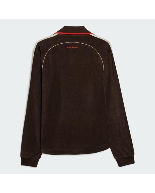 adidas Wales Bonner Long Sleeve Towel Shirt in Brown for Men | Lyst UK