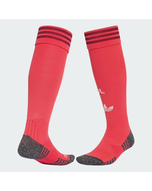 Adidas Red Olympique Lyonnais 26/27 Trefoil Socks for men
