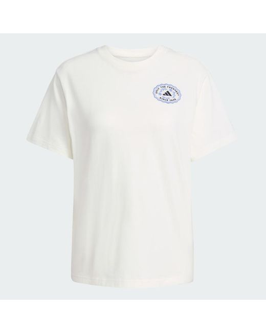 Adidas White Farmers Market Graphic T-Shirt