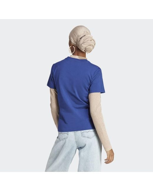 Adidas Blue Graphic T-Shirt