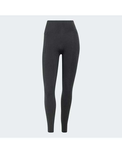 Adidas Black Optime Workout Contour Full Length Leggings