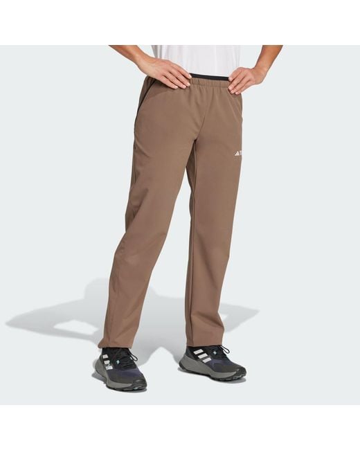 Adidas Brown Terrex Multi Liteflex Joggers