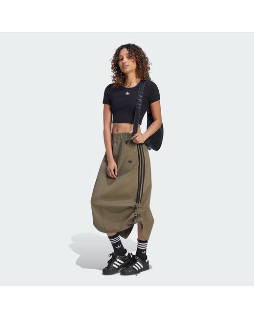 Adidas Brown Parachute Skirt