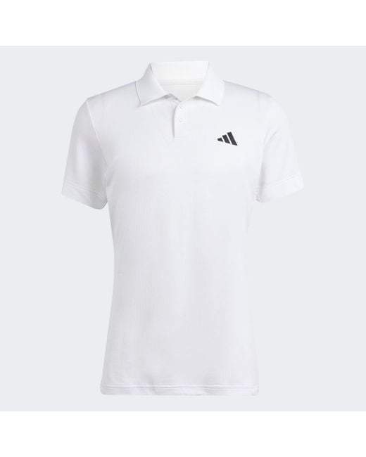 Adidas Blue Tennis Freelift Polo Shirt for men