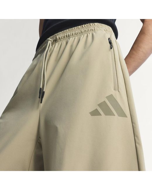 Adidas Black Z.N.E. Woven Tracksuit Bottoms for men
