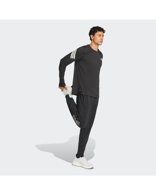 Adidas Black Adi365 Iconic/ Running Longsleeve for men