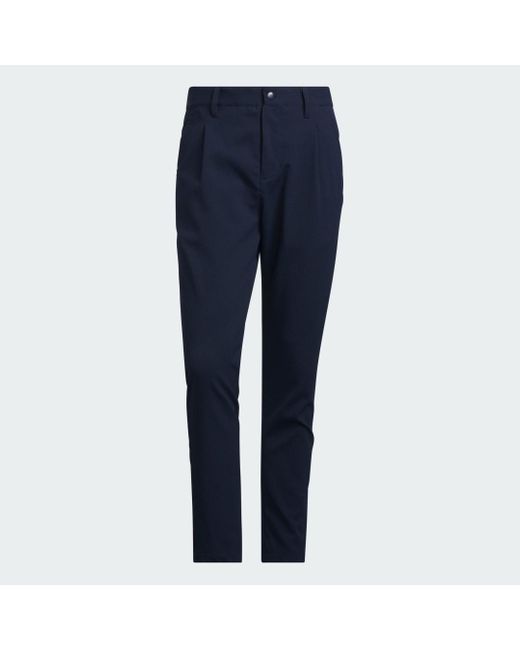 Pantalón Go-To Pleated Adidas de hombre de color Blue
