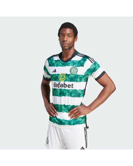 Adidas Green Celtic Fc 23/24 Home Jersey for men