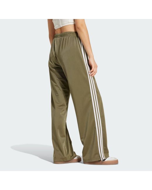 Adidas Green Firebird Loose Track Tracksuit Bottoms