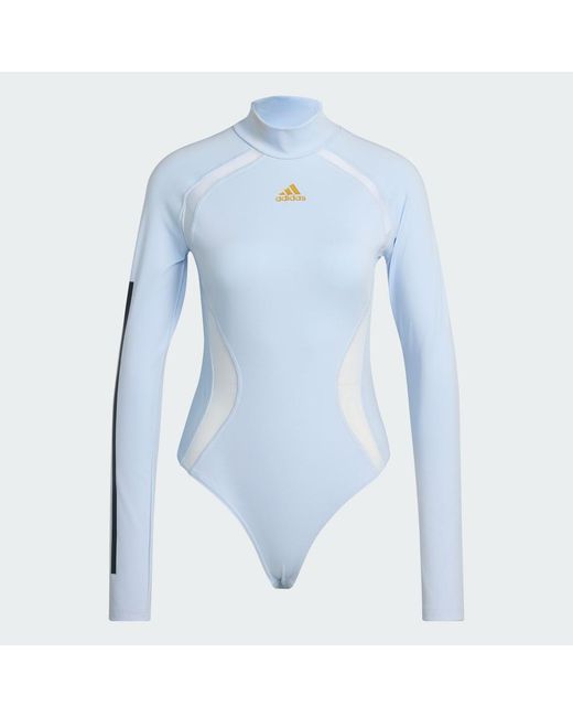 Adidas Blue Teamgeist Long Sleeve Bodysuit