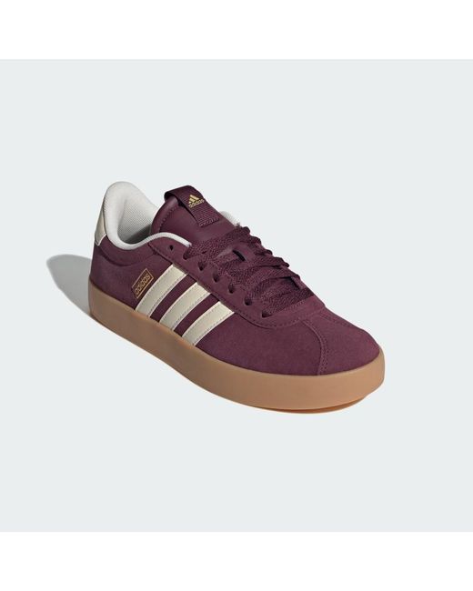 Adidas Purple Vl Court 3.0 Shoes