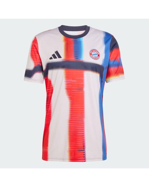 Adidas Originals Red Fc Bayern Ss26 Pre-Match Jersey for men