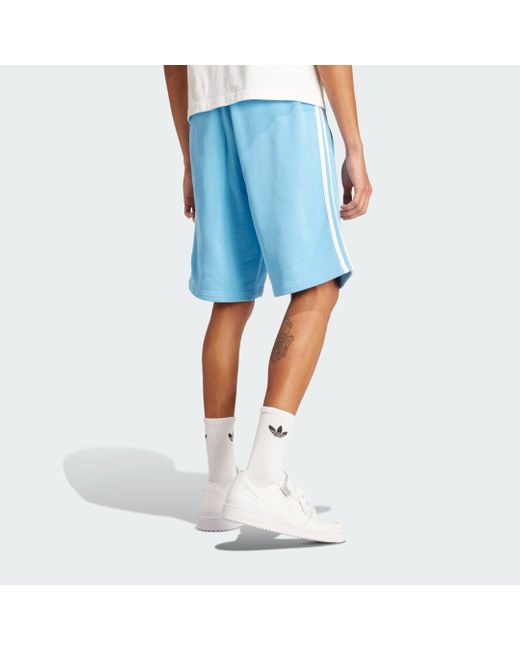 Pantalón Corto Adicolor 3 Bandas Adidas Originals de hombre de color Blue