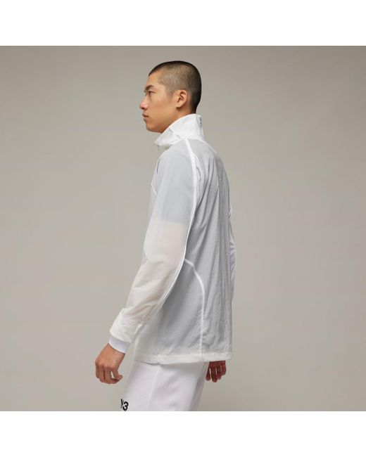 Adidas Gray Y-3 Real Madrid Anthem Jacket for men