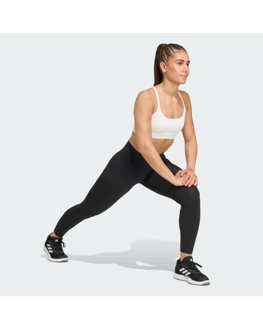 Adidas Gray All Me Light Support Bra
