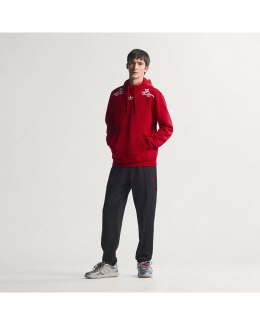 Adidas Black Arsenal Fc Places+Faces Track Pants for men