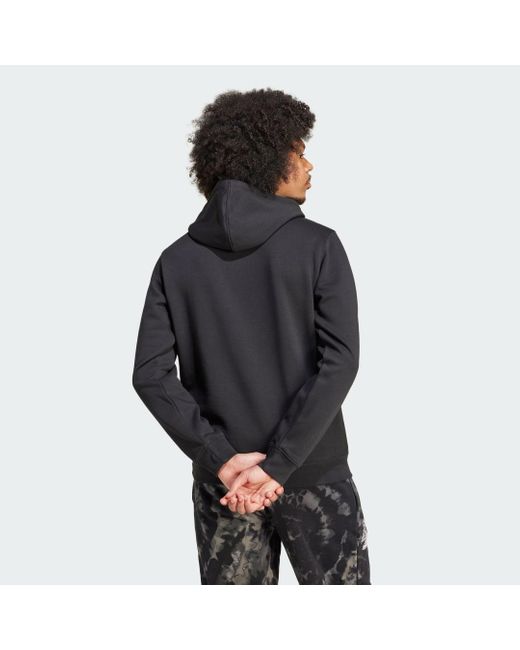 Adidas Black Camo Lab Hooded Sweatshirt for men