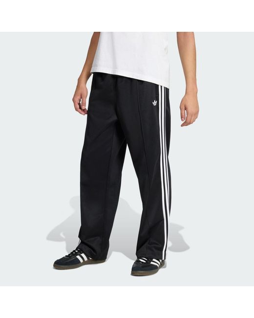 Adidas Black Baggy Track Trousers for men