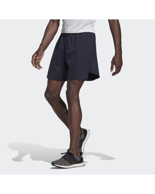Adidas Workout Knurling Shorts in Blue für Herren