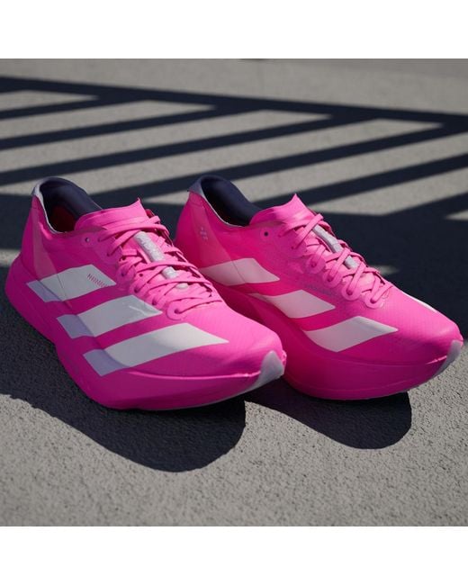Adidas Pink Adizero Adios Pro Shoes