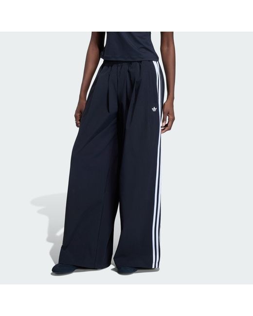 Adidas Originals Blue Adilenium 5.0 Og Adilenium Track Tracksuit Bottoms With Pleats